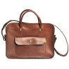 Leather Laptop Briefcase with Removable Sleeve | Corzo