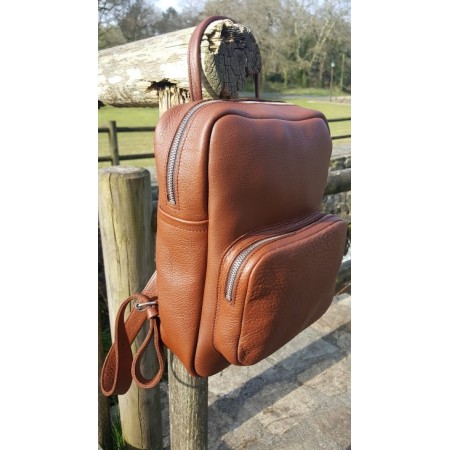 Mochila de piel auténtica modelo Sport