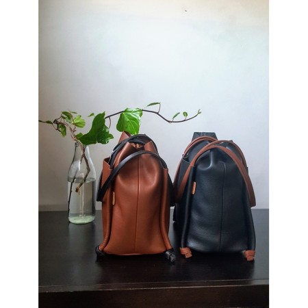 Bolso Shopper Grande de Piel Soul | Corzo Artesanía