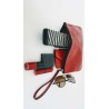 Cartera de mano 100% piel auténtica