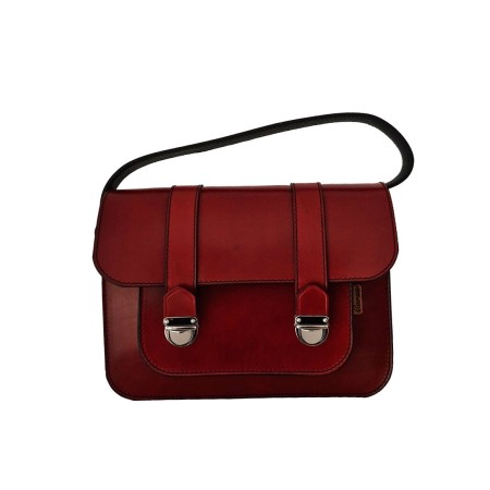 Vintage Customisable Leather Satchel | Corzo Artesanía