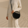 Duna · Bolso redondo de piel hecho en Galicia