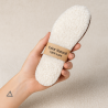 Plantillas de Lana Natural con Cuero Vegetal | Calidez y Confort para