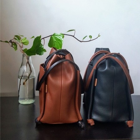 Soul Large Leather Shopper Bag | Corzo Artesanía