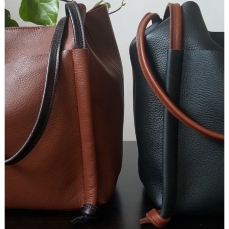 Soul Large Leather Shopper Bag | Corzo Artesanía