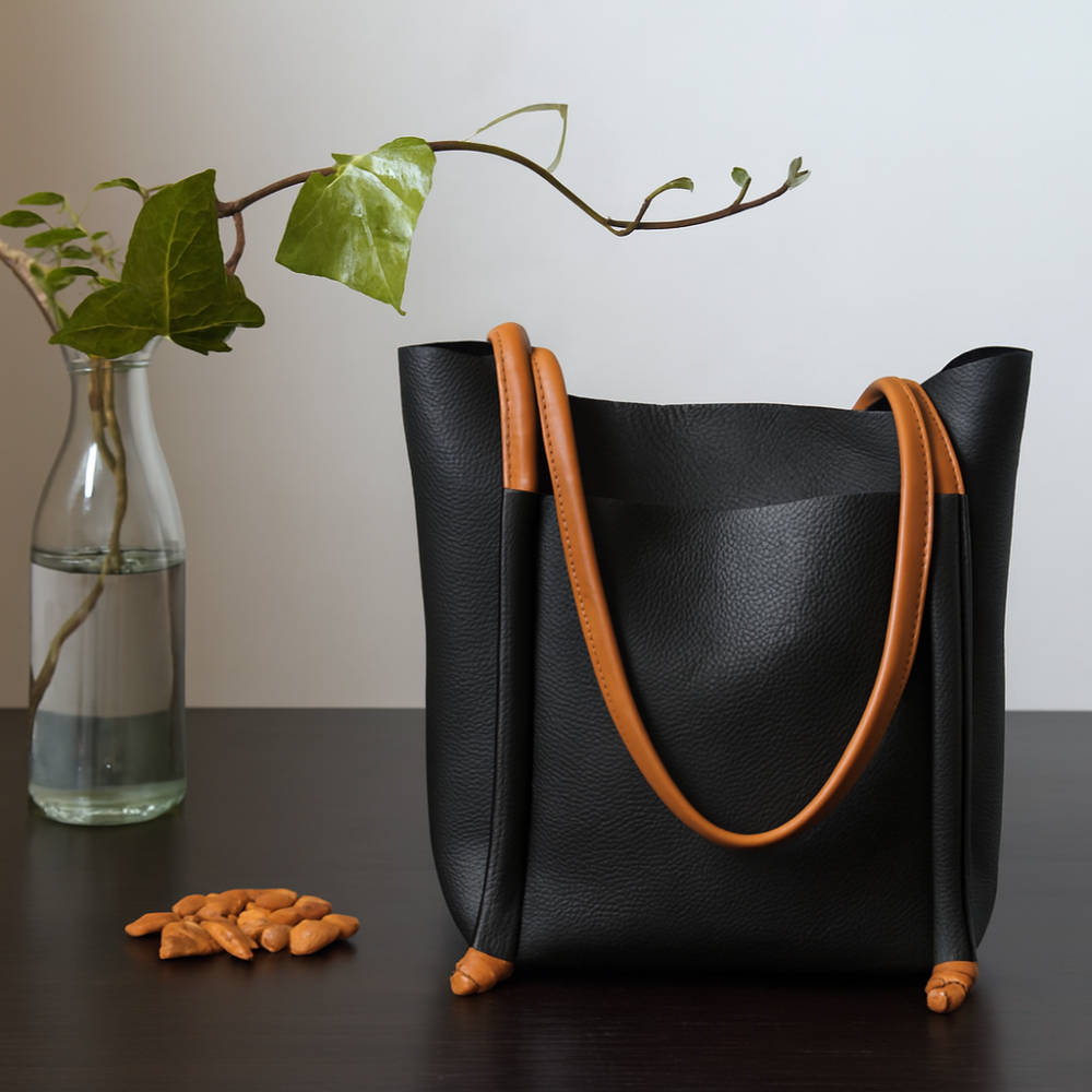 Soul Large Leather Shopper Bag | Corzo Artesanía