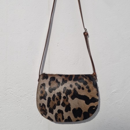 Bolso ORIGEN de piel artesanal | Animal print  | Corzo Artesania