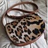 Bolso ORIGEN de piel artesanal | Animal print  | Corzo Artesania