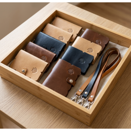 Leather Pilgrim Credential Cover | Corzo Artesanía
