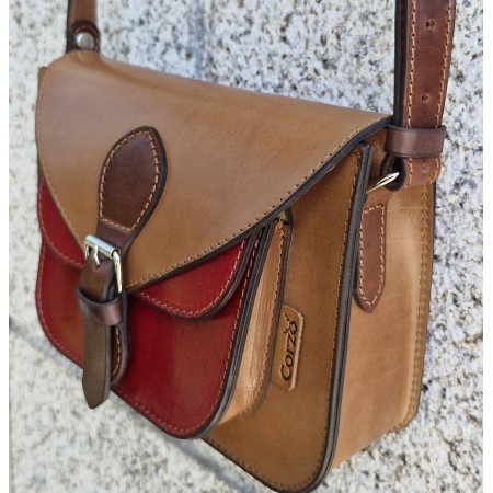 Bolso bandolera de piel Paseo | Corzo