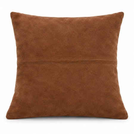 Cojín de piel con pelo natural 40 × 40 | Corzo Artesanía